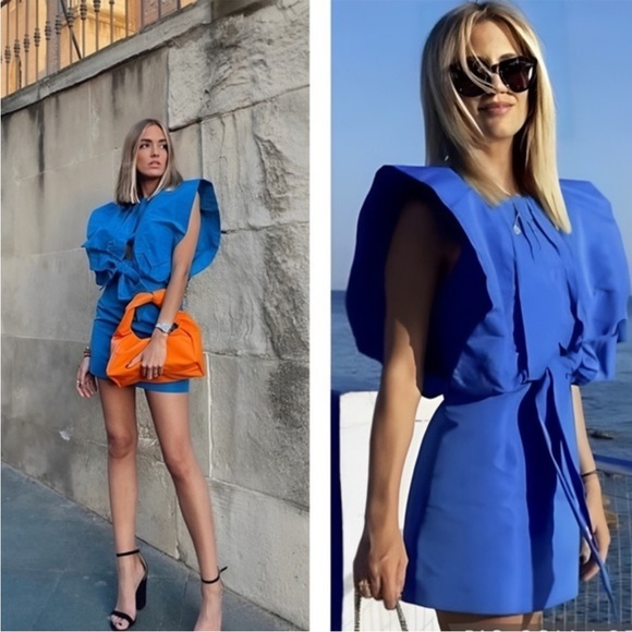 BLOGGERS FAVORITE zara voluminous dress LIMITED EDITION - Picture 15 of 15